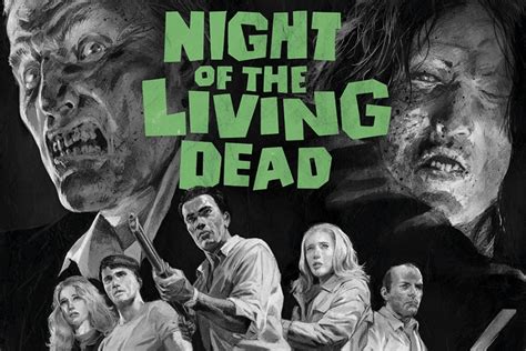 The Night of the Living Dead：ゾンビの群れが迫り来る恐怖と社会風刺を巧みに描いた傑作！